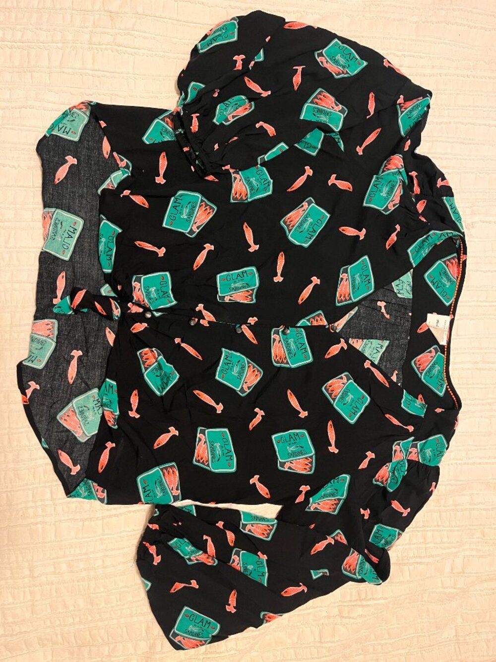 Anthropologie x Kendra Dandy Dreamer Buttondown; Size 16 - Picture 5 of 5